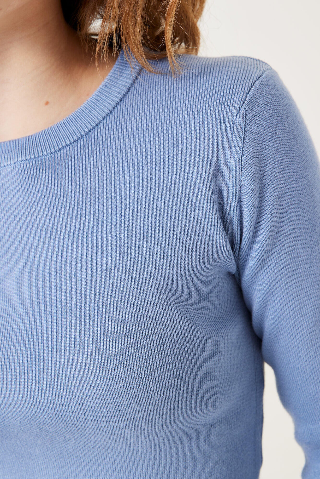 Feinstrickpullover - 5579 - Blau