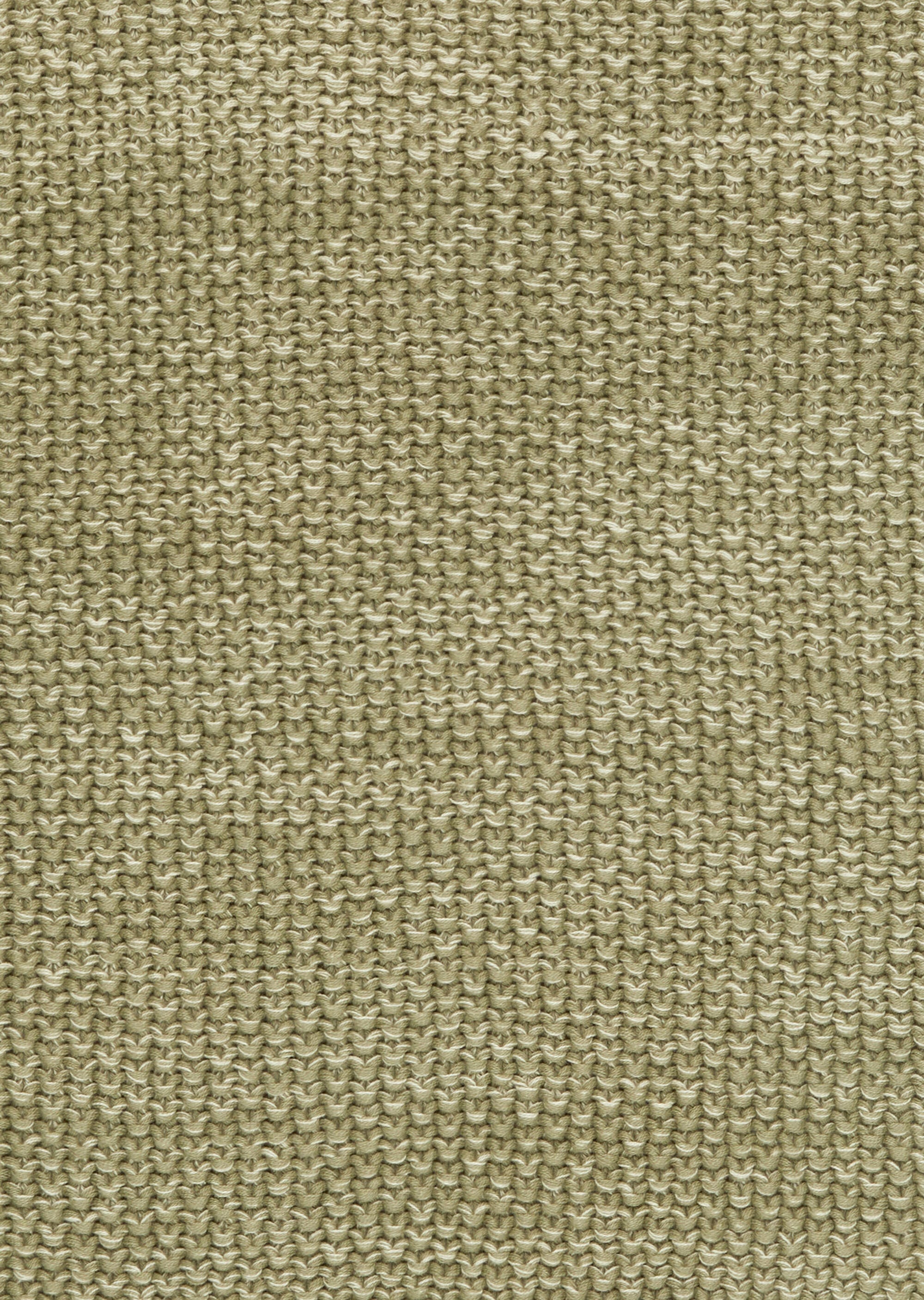 Decke NORDIC KNIT 130x170 cm - 432-Moss Green - Grün