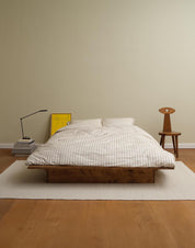 Bettwäsche EINO aus Bio-Baumwoll-Perkal - 760-Chalky sand - Beige