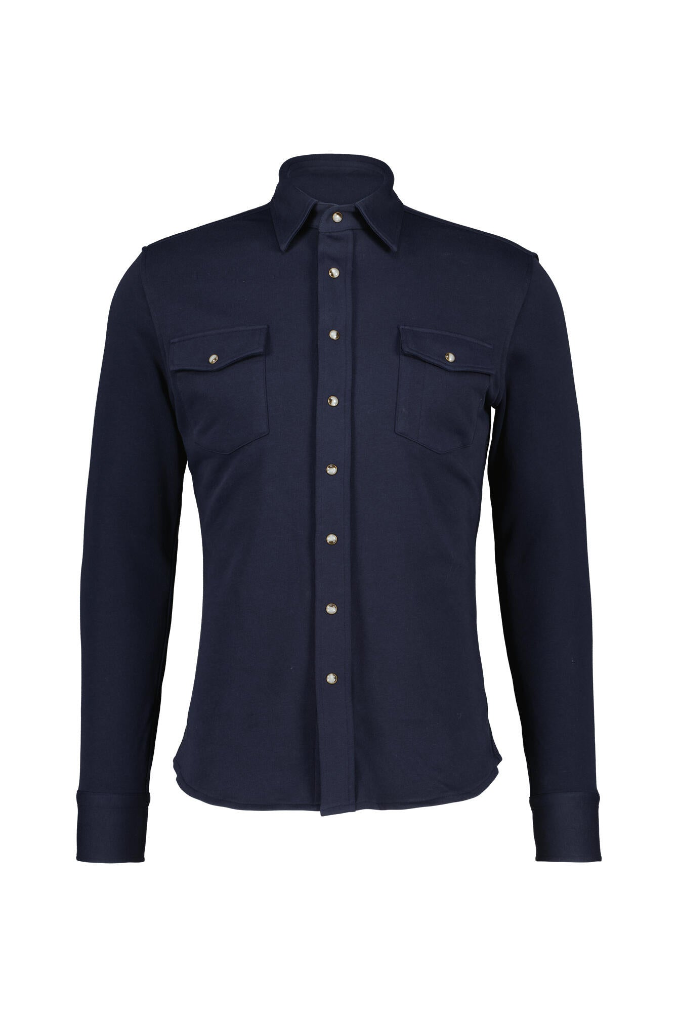 Overshirt aus Baumwollmix - P - Blau