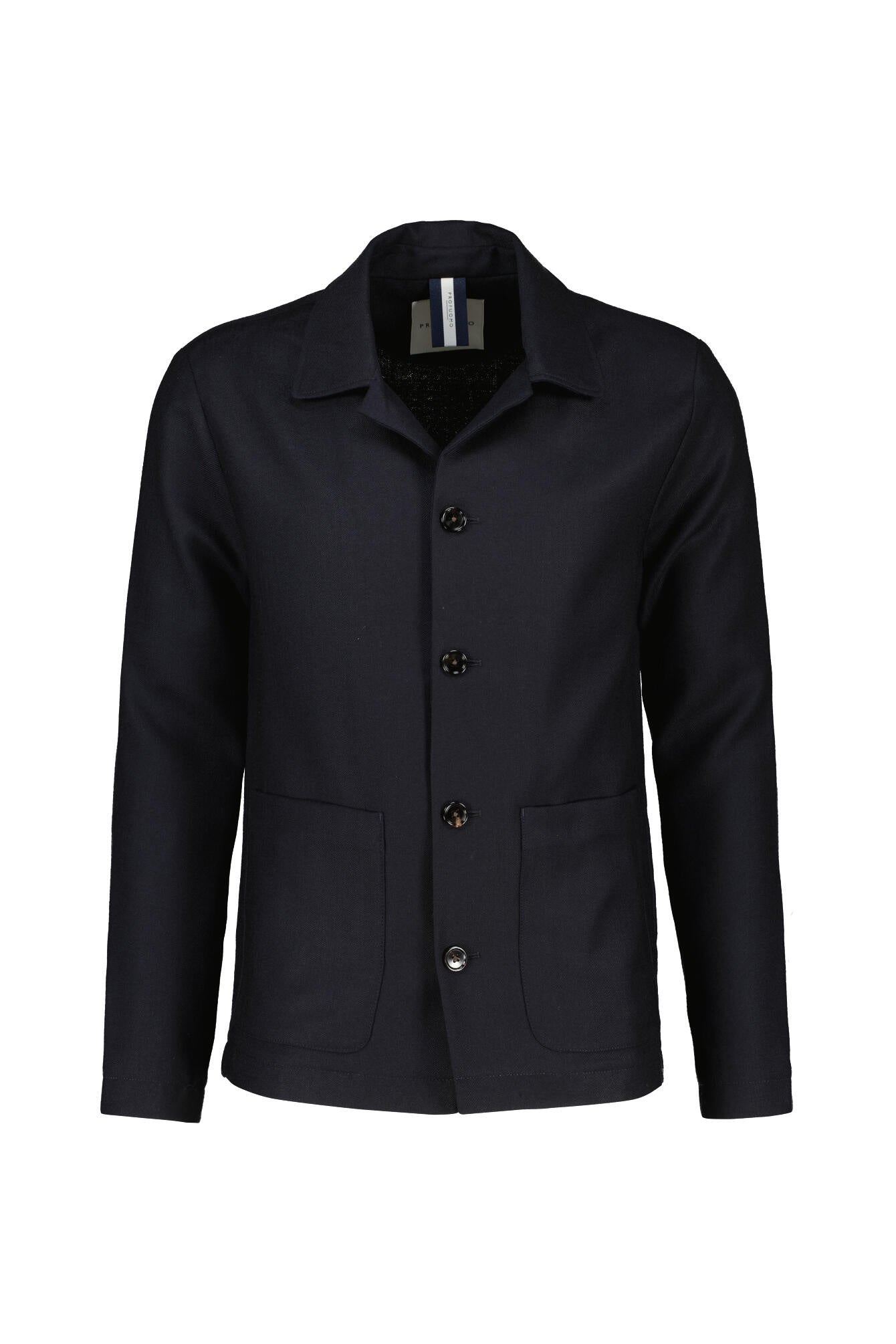 Overshirt aus Schurwolle - P - Blau