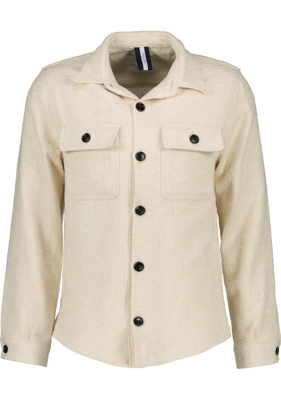Overshirt aus Baumwolle - E - Beige