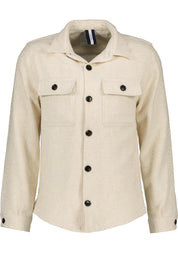 Overshirt aus Baumwolle - E - Beige