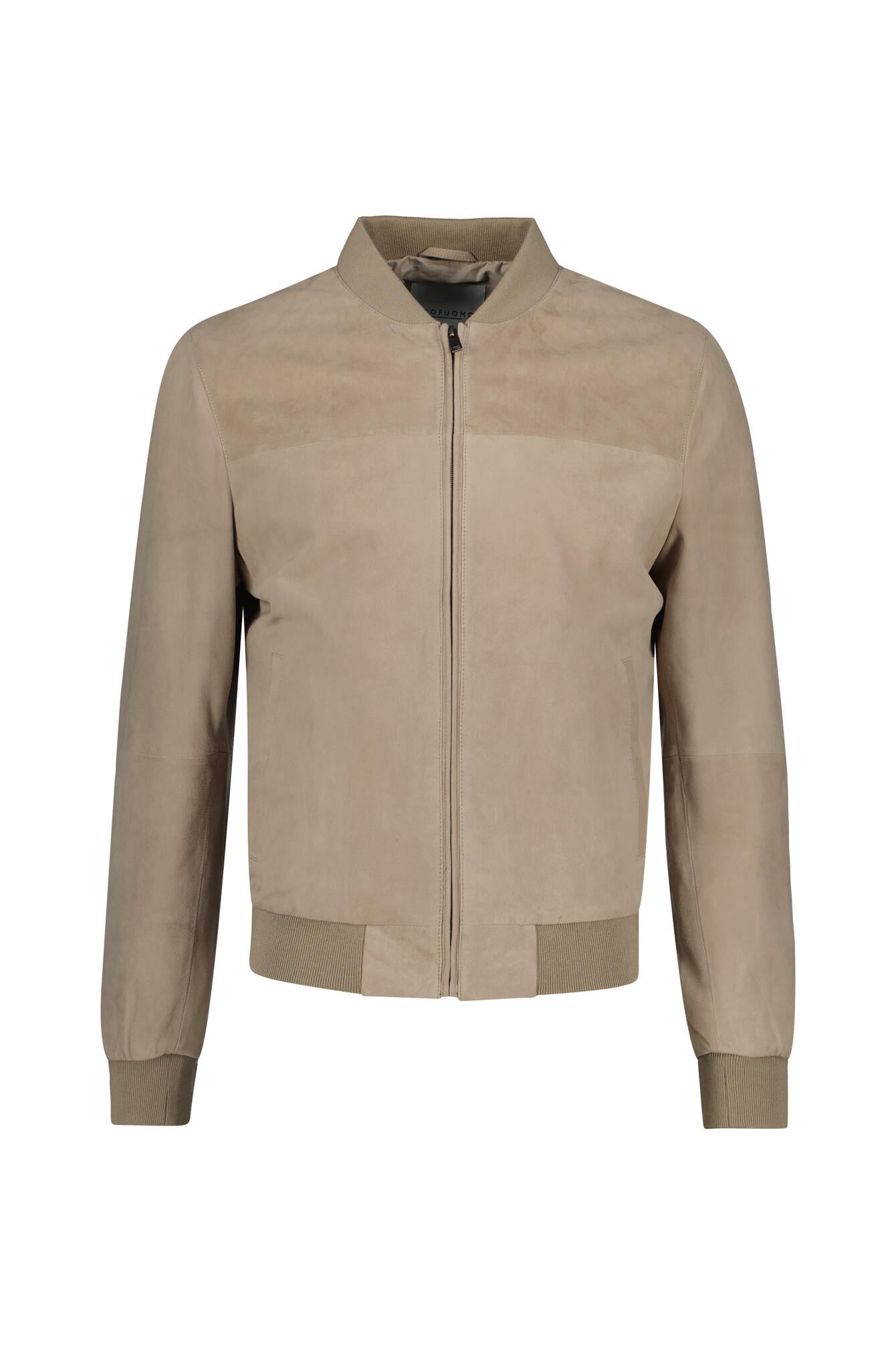 Lederjacke aus Veloursleder - F4 - Beige