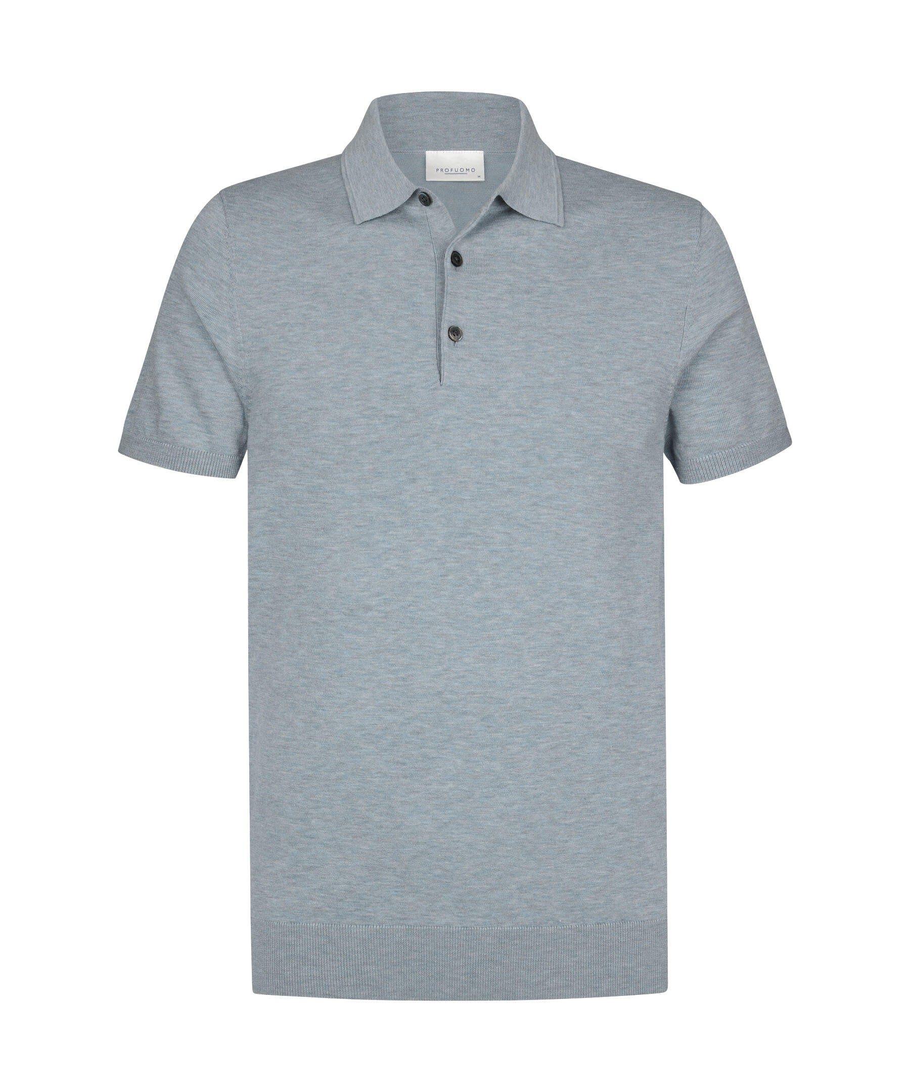 Poloshirt  Regular Fit aus Lyocell - M - Grau