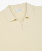 Poloshirt aus Lyocell - E - Creme