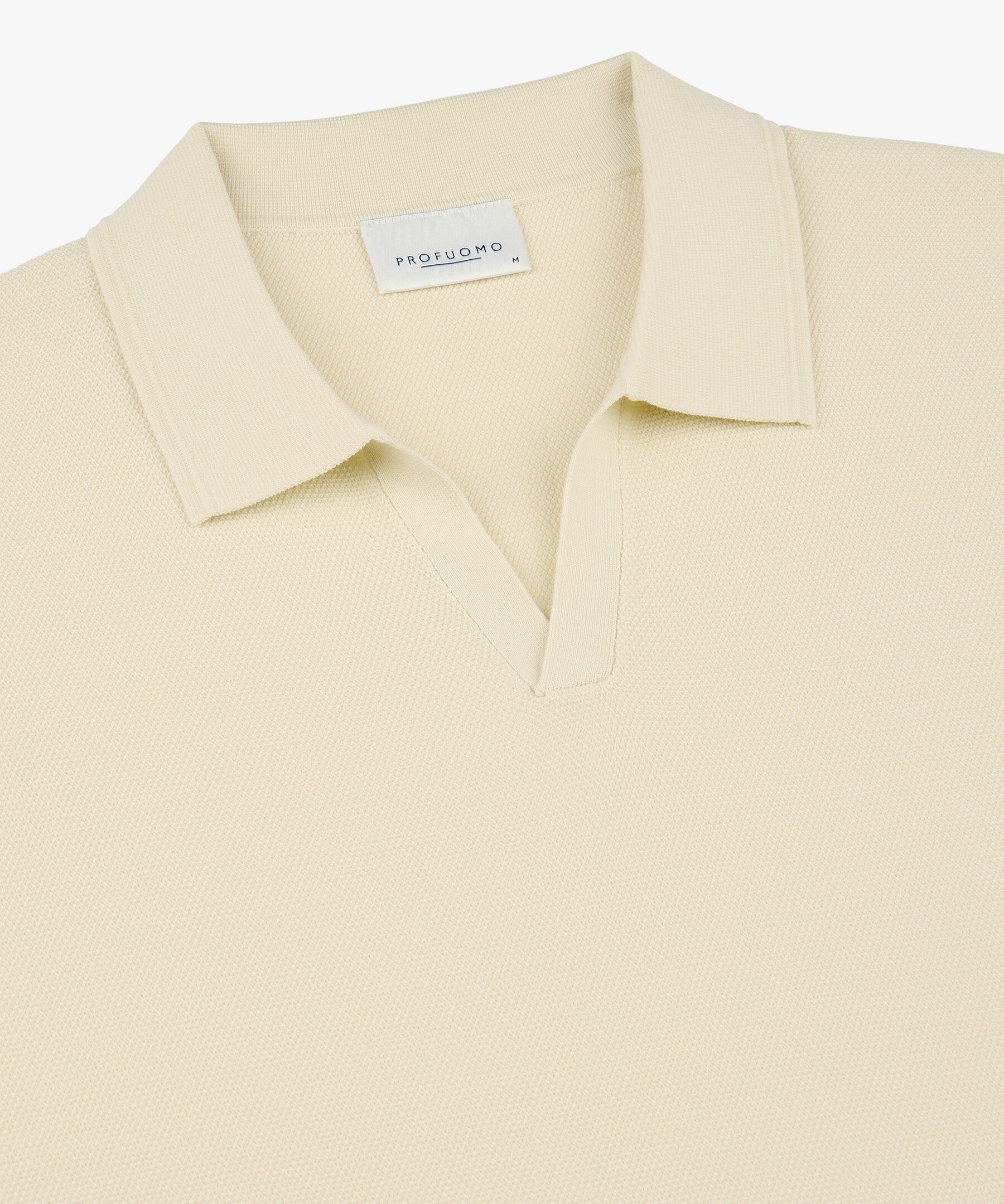 Poloshirt aus Lyocell - E - Creme