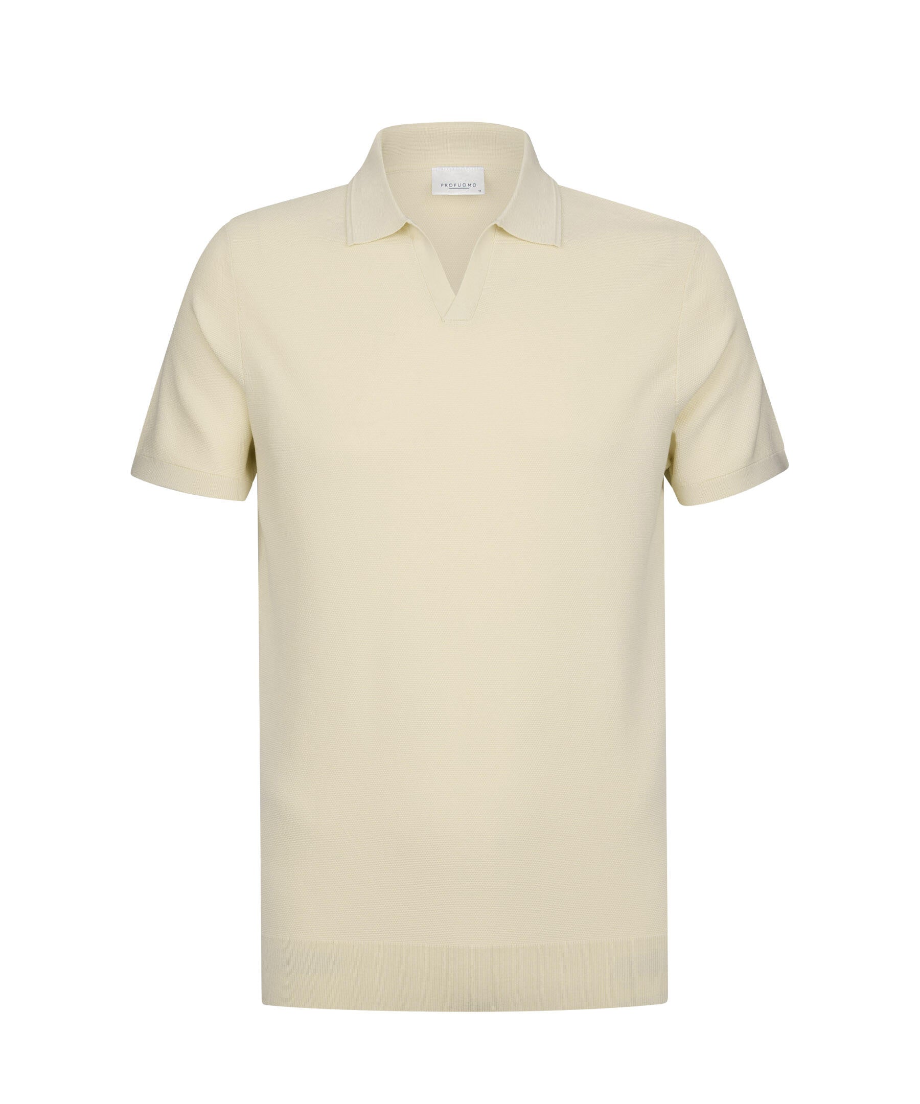 Poloshirt aus Lyocell - E - Creme
