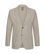 Sakko aus Baumwolle - E - Grau