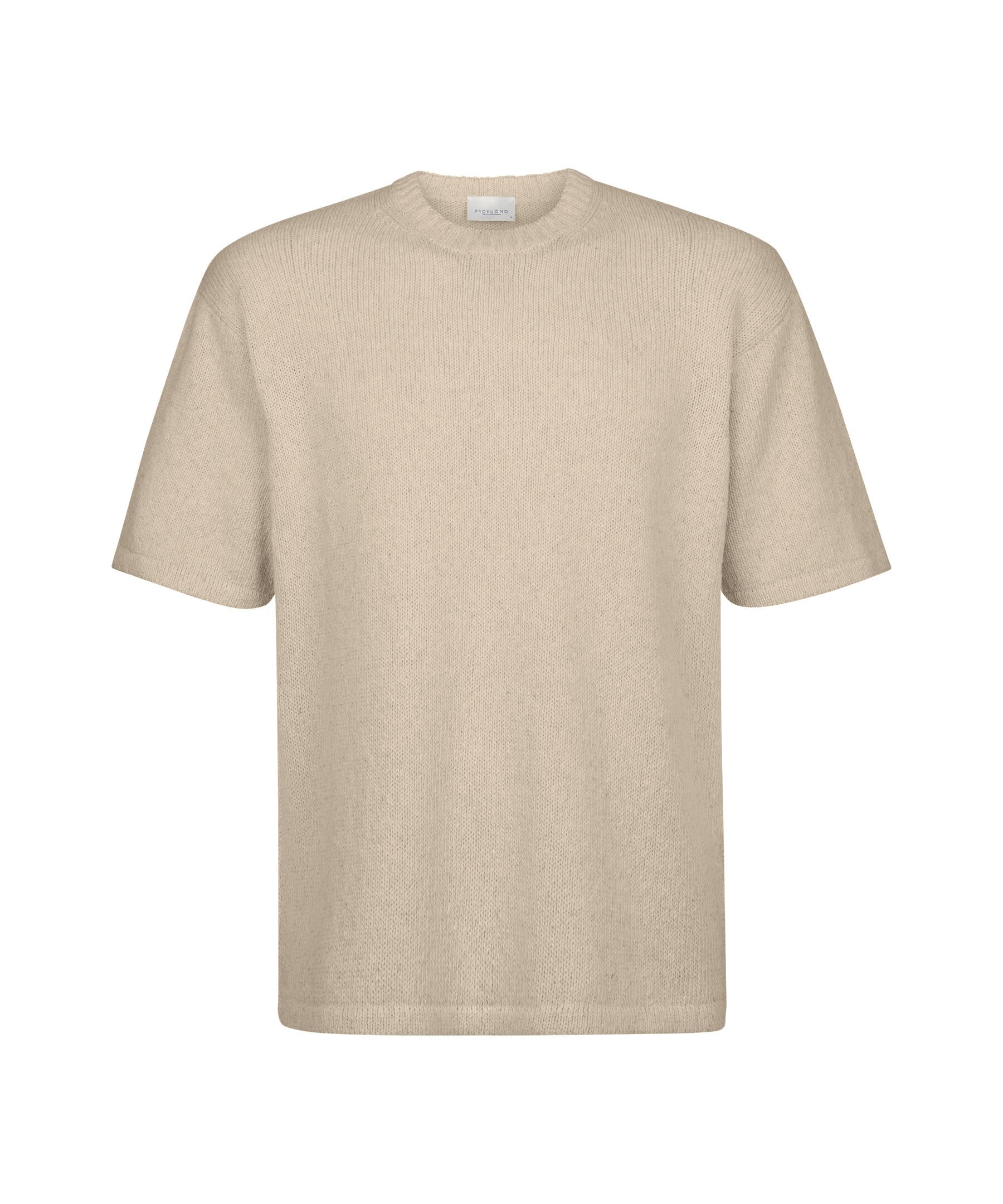 T-Shirt Regular Fit aus Baumwollmix - E2 - Creme