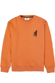Sweatshirt aus Baumwolle - 4924 - Orange