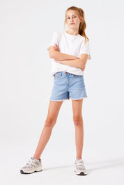 Jeansshorts Slim Fit - 5198 - Blau