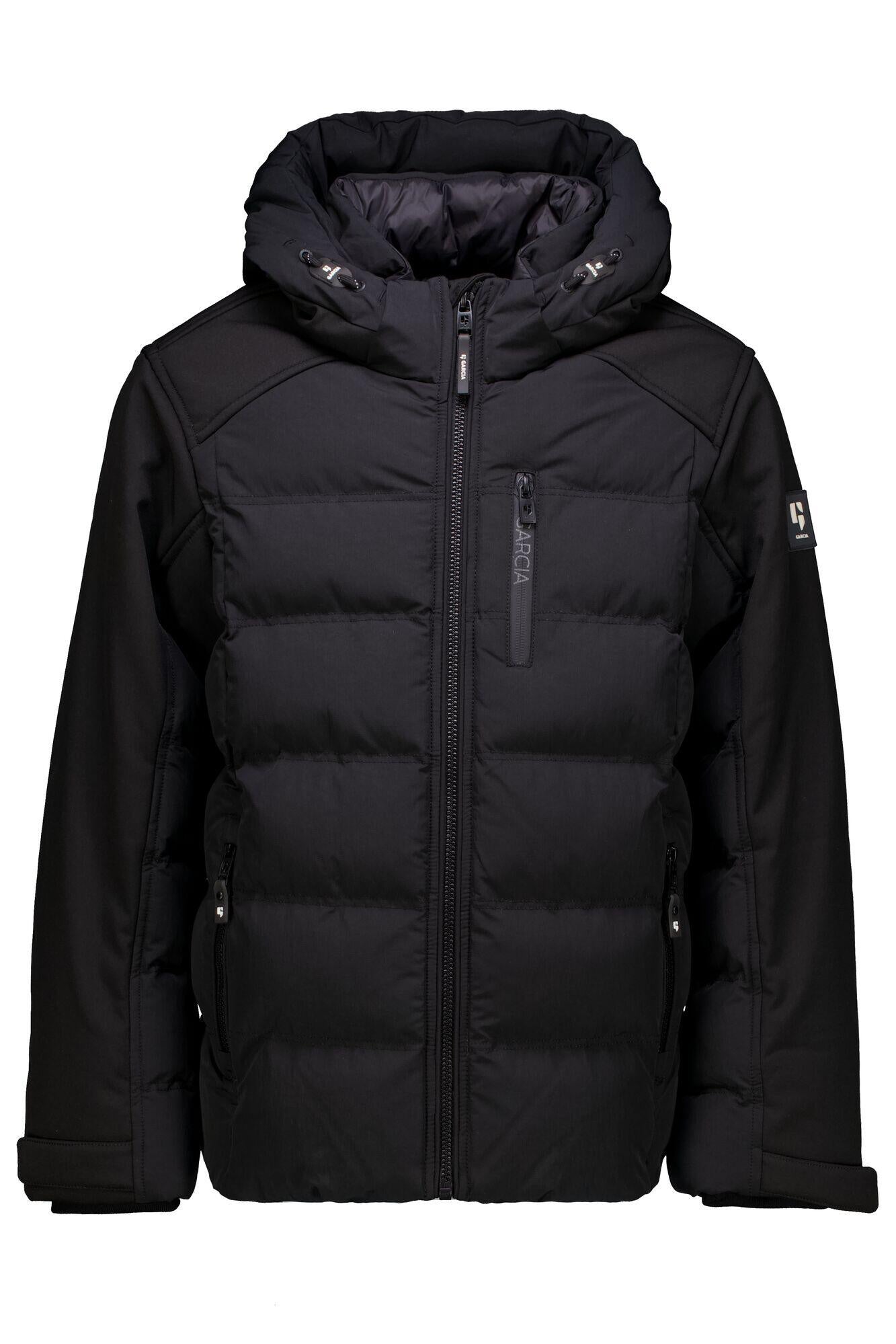 Übergangsjacke gesteppt - 60-black - Schwarz