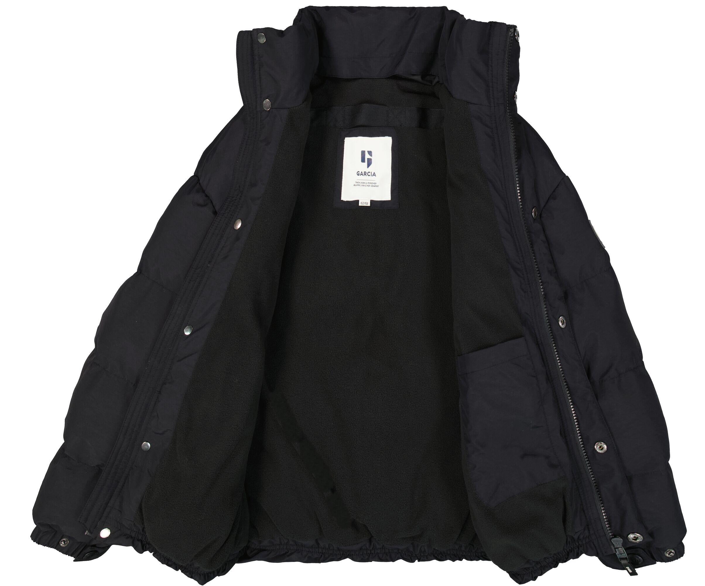 Winterjacke mit Stehkragen - 60-black - Schwarz