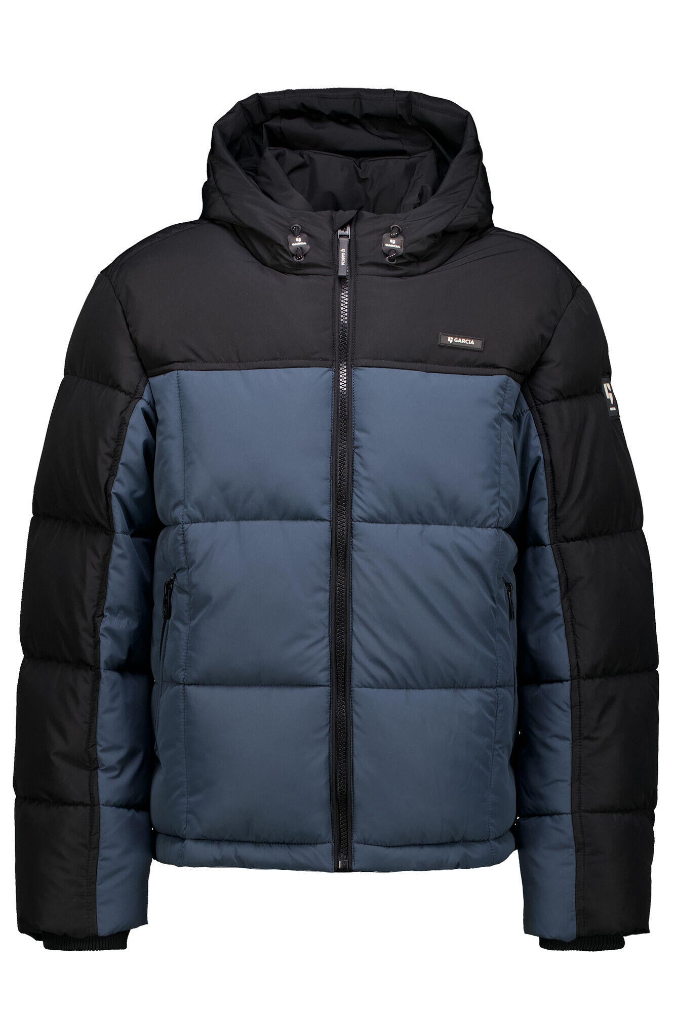 Winterjacke gesteppt mit Kapuze - 9188-midnight haze - Blau