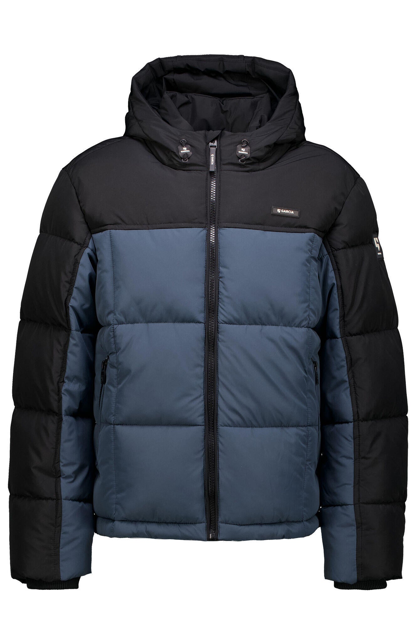 Winterjacke gesteppt mit Kapuze - 9188-midnight haze - Blau
