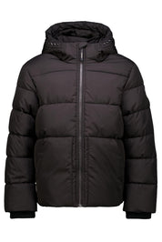 Winterjacke mit Kapuze - 60-black - Schwarz