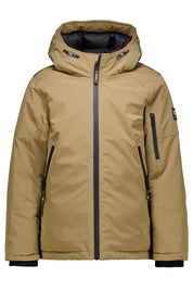 Übergangsjacke mit Kapuze - 4073-bronze green - Beige