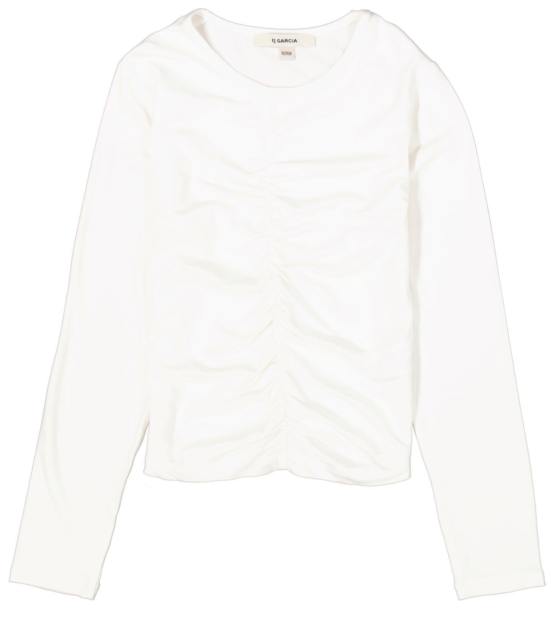 Langarmshirt aus Viskose - 53-off white - Creme