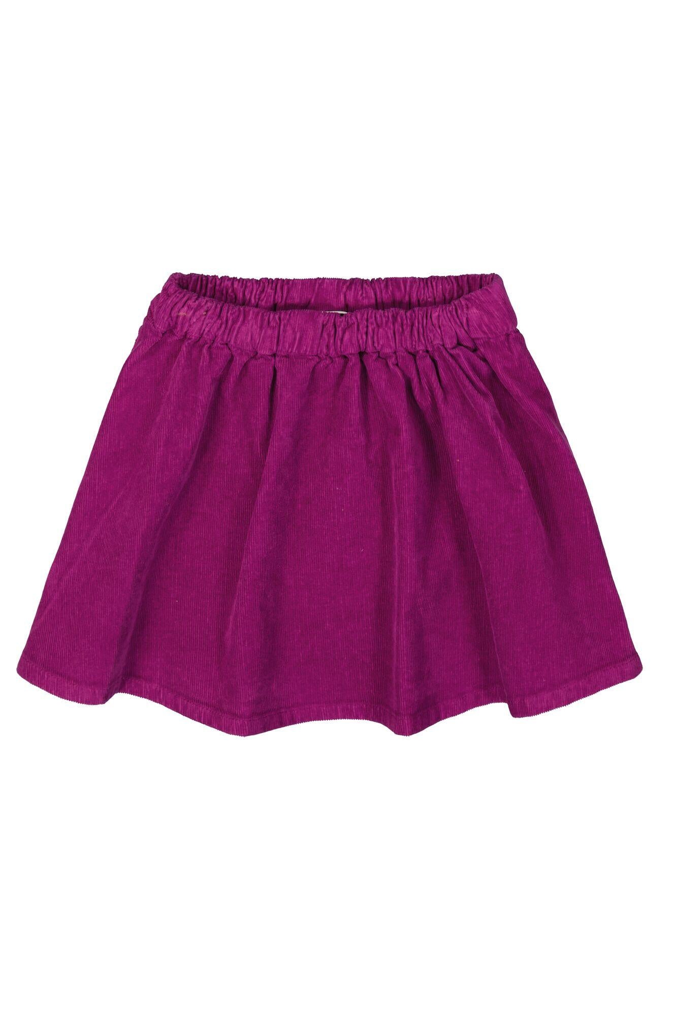 Cordrock Mini aus Baumwolle - 3988-plum purple - Violett