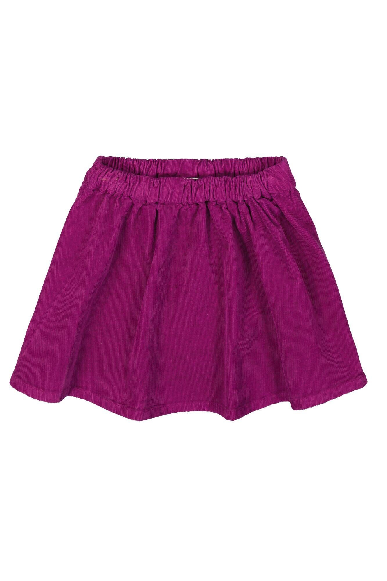 Cordrock Mini aus Baumwolle - 3988-plum purple - Violett