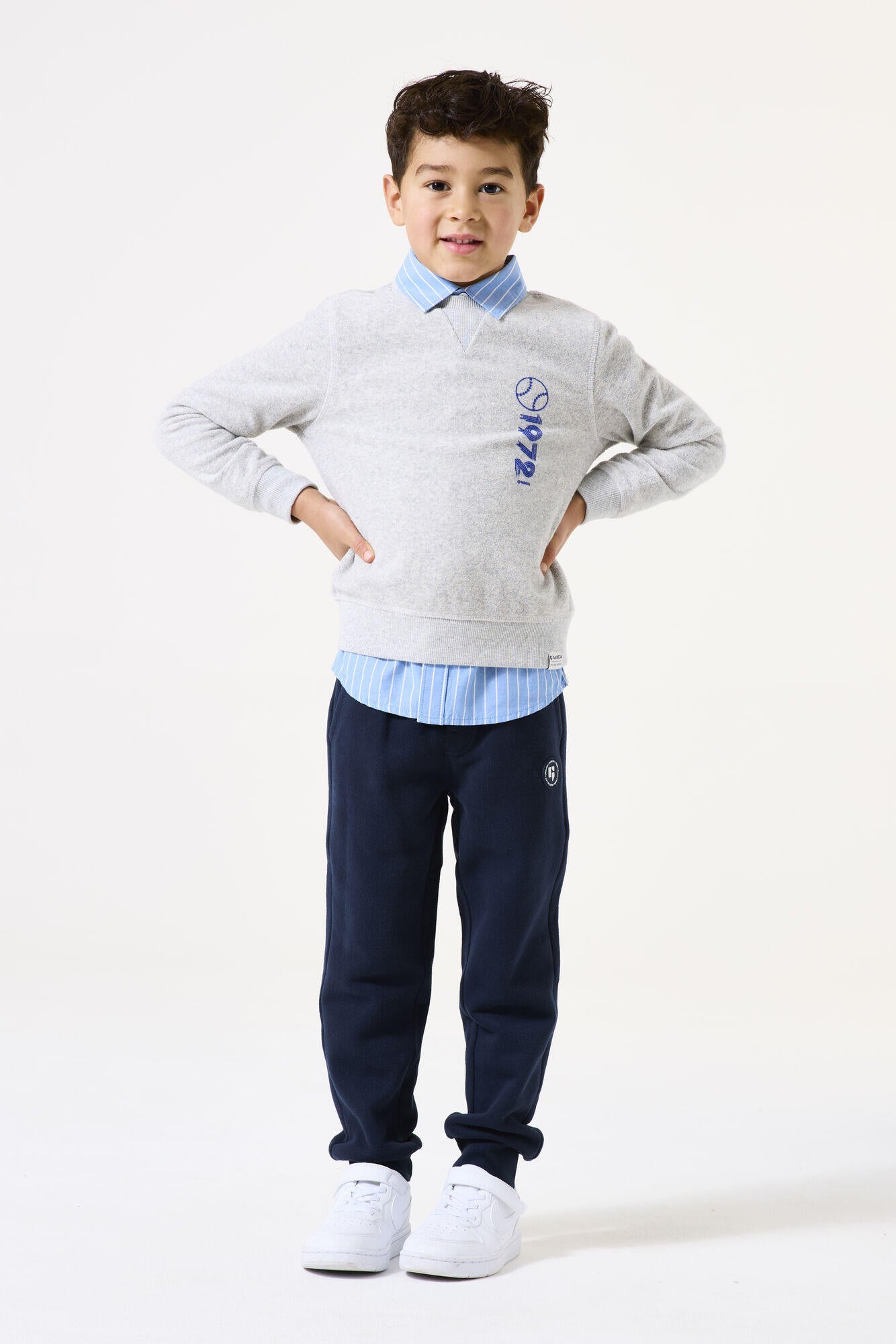 Jogginghose aus Baumwolle - 6971-space - Blau