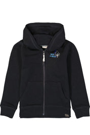 Sweathoodie aus Baumwollmix - 2884-dark grey - Schwarz