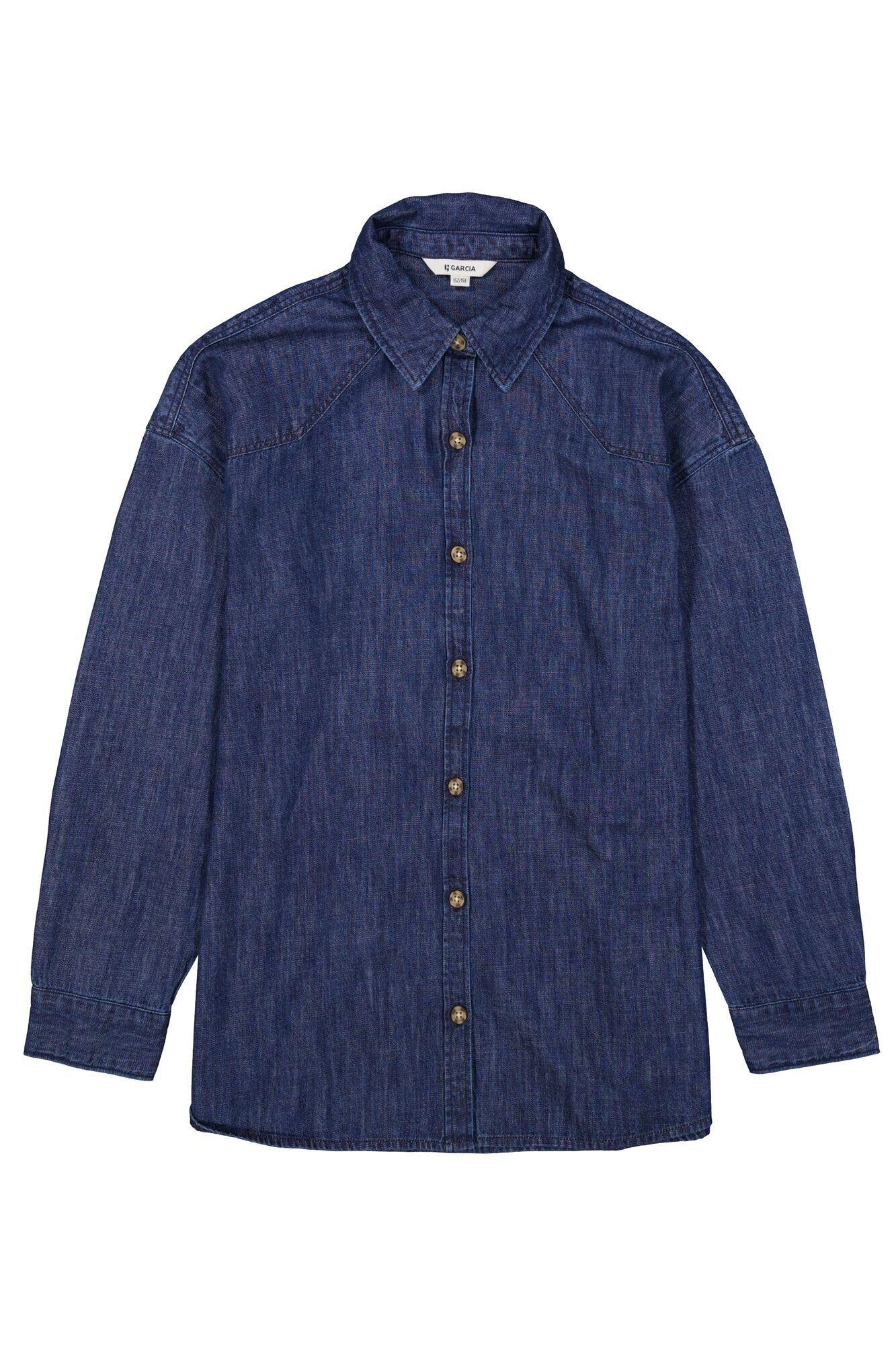 Bluse - 1020-medium used - Blau