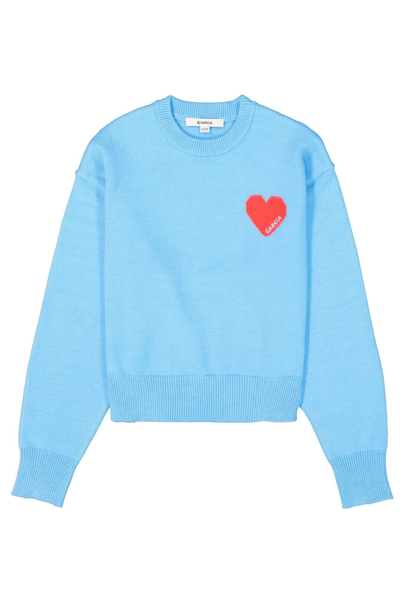 Pullover aus Viskosemix - 1266-ice blue - Blau