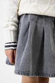 Jeansrock Mini - 9135-medium used - Grau