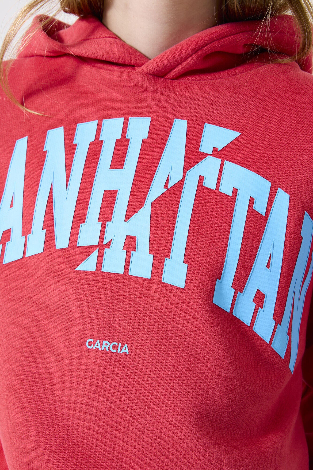 Sweatshirt aus Baumwolle - 3016-chili red - Rot