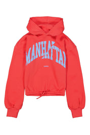 Sweatshirt aus Baumwolle - 3016-chili red - Rot