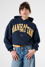 Sweatshirt aus Baumwolle - 6033-liberty blue - Blau