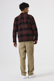 Overshirt aus Baumwolle - 4154-mahogany - Braun