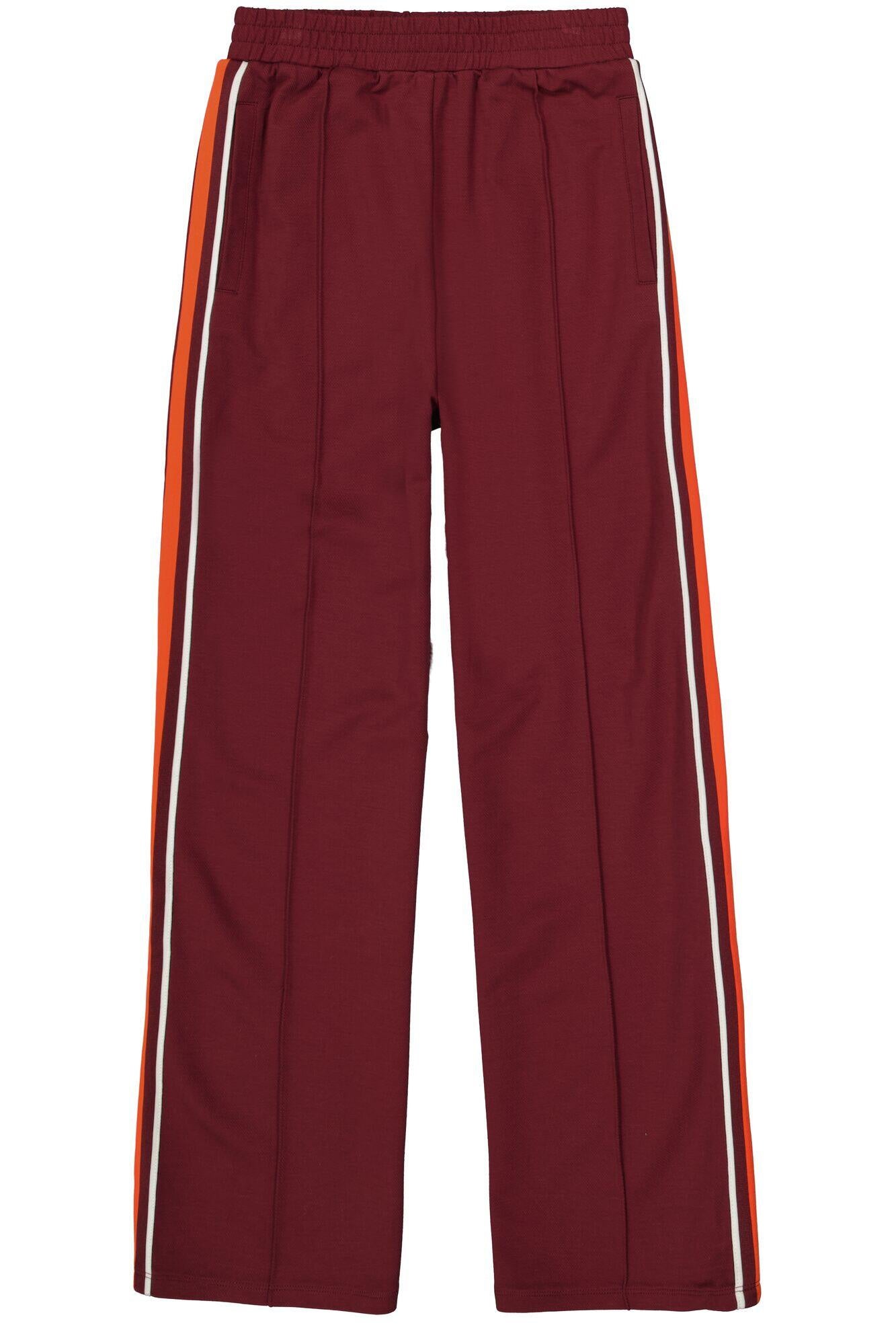Joggpants Wide Leg - 6637-dark cherry - Rot
