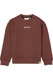 Sweatshirt aus Baumwolle - 4154-mahogany - Braun