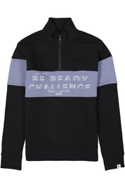 Sweatshirt aus Baumwollmix - 60-black - Schwarz