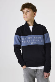 Sweatshirt aus Baumwollmix - 60-black - Schwarz