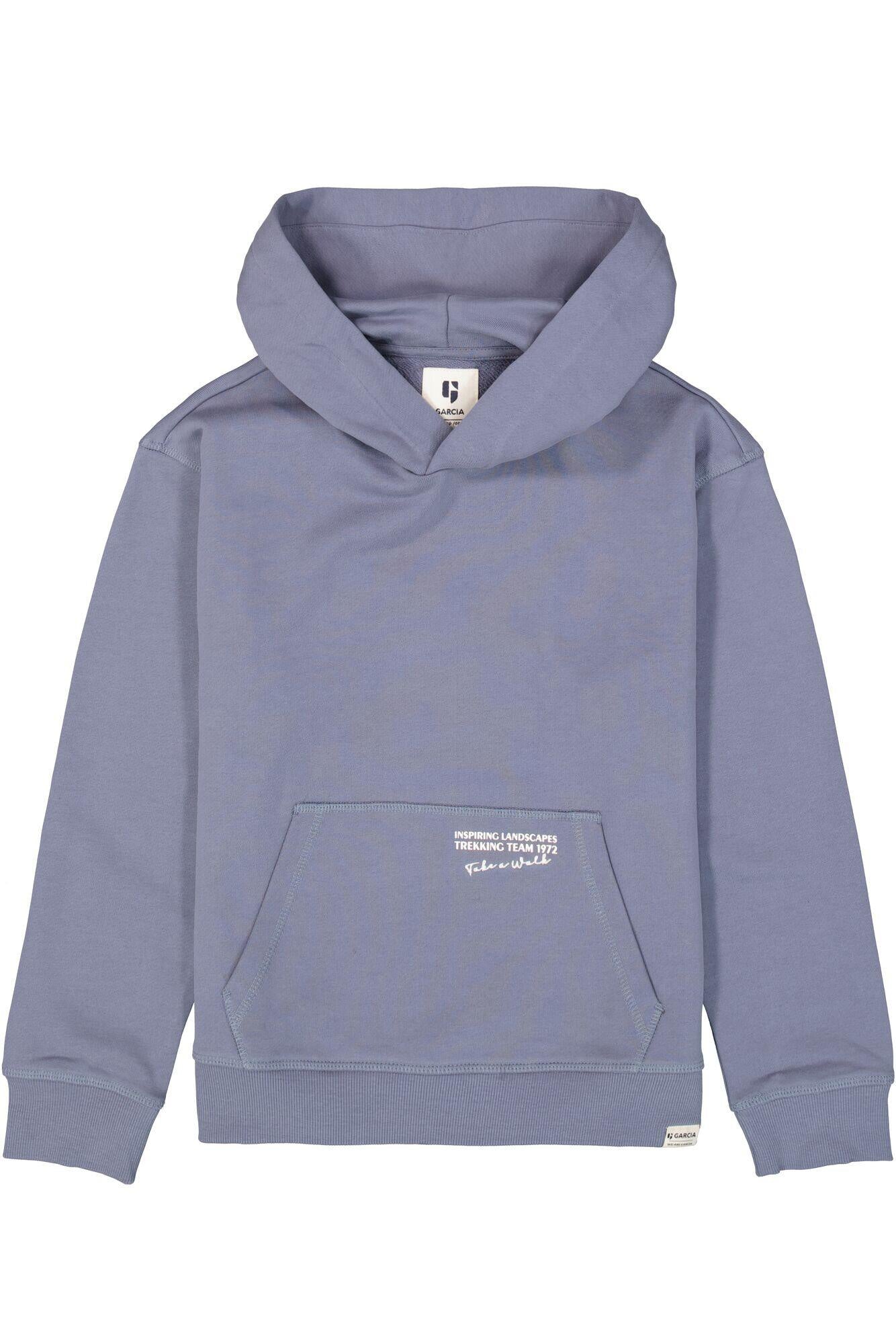 Sweathoodie aus Baumwolle - 4708-jay blue - Blau