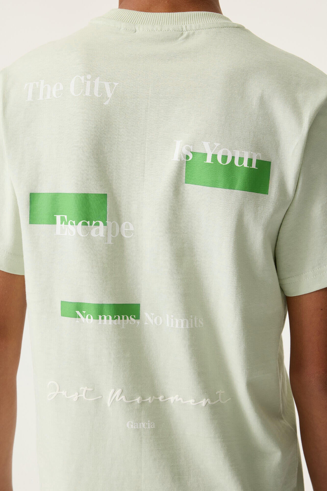 T-Shirt aus Baumwolle - 6727-milky green - Grün