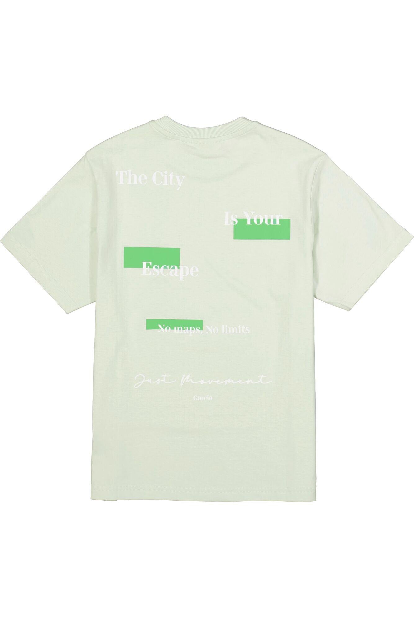 T-Shirt aus Baumwolle - 6727-milky green - Grün