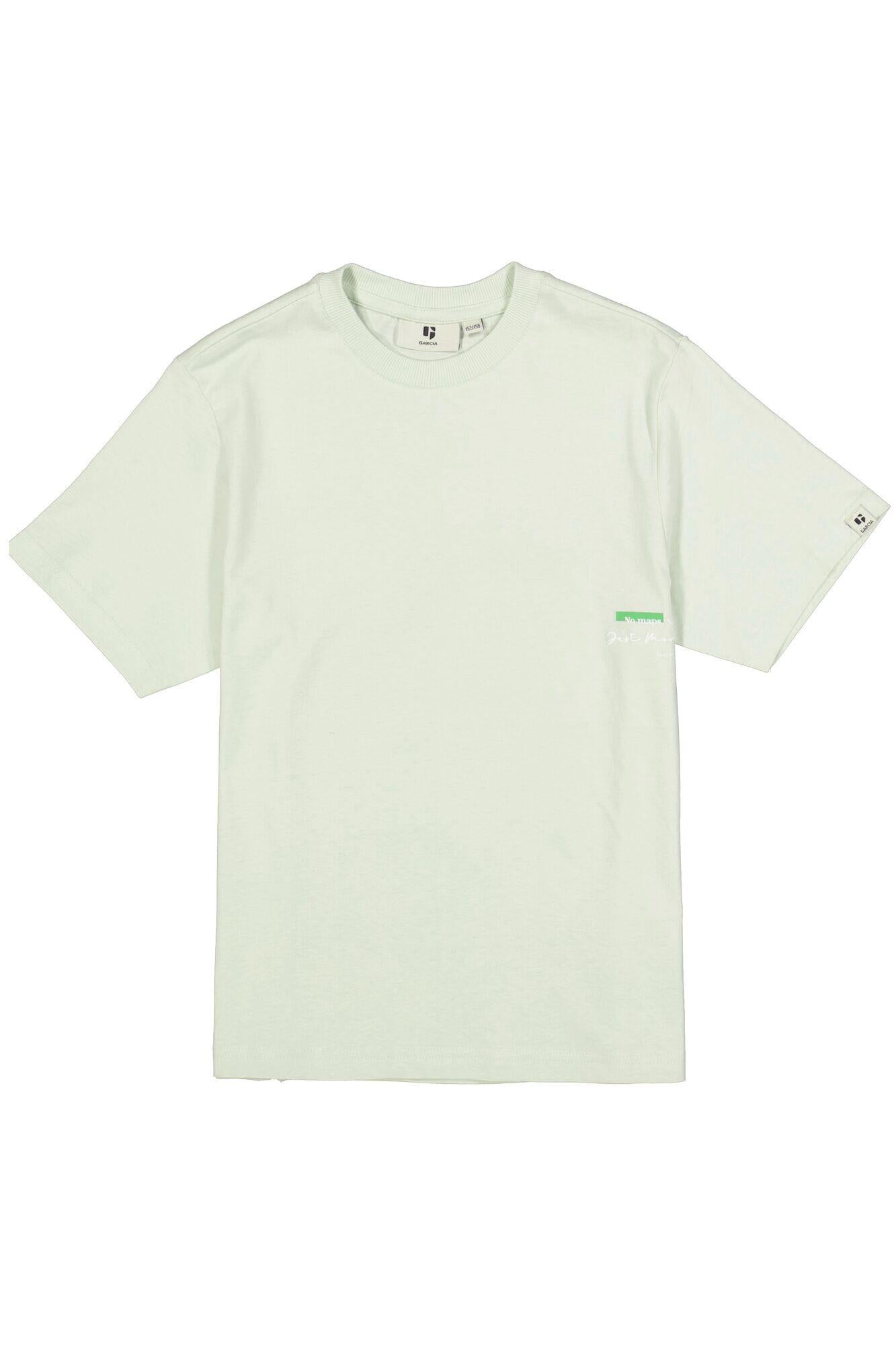 T-Shirt aus Baumwolle - 6727-milky green - Grün