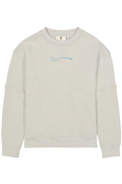 Sweatshirt aus Baumwolle - 6726-desert sage - Grün
