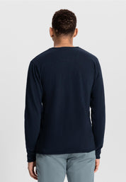 Langarmshirt aus Bio-Baumwolle - 649-Dk. Navy - Blau