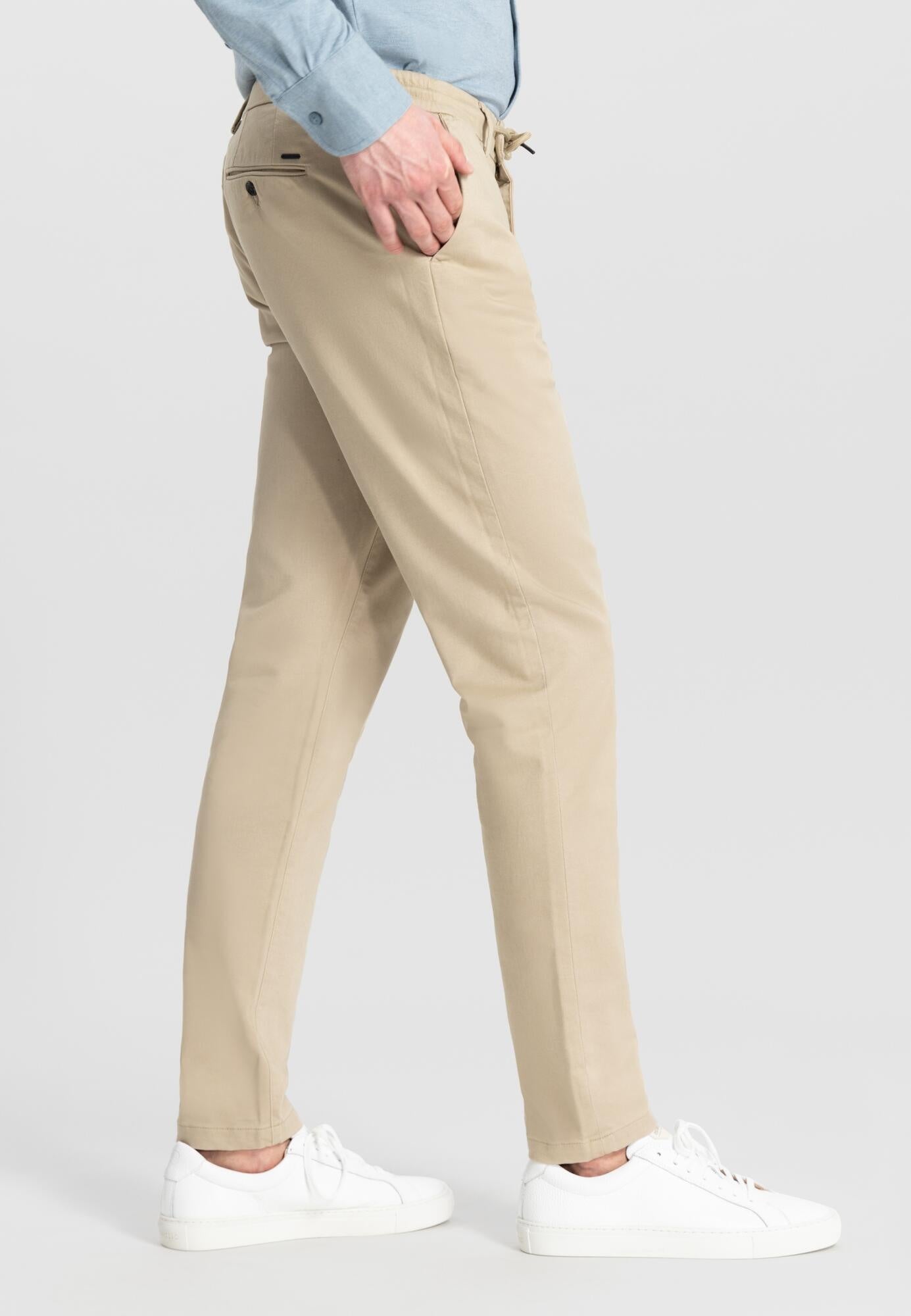 Chinohose Tapered Fit - 251-Sand - Beige
