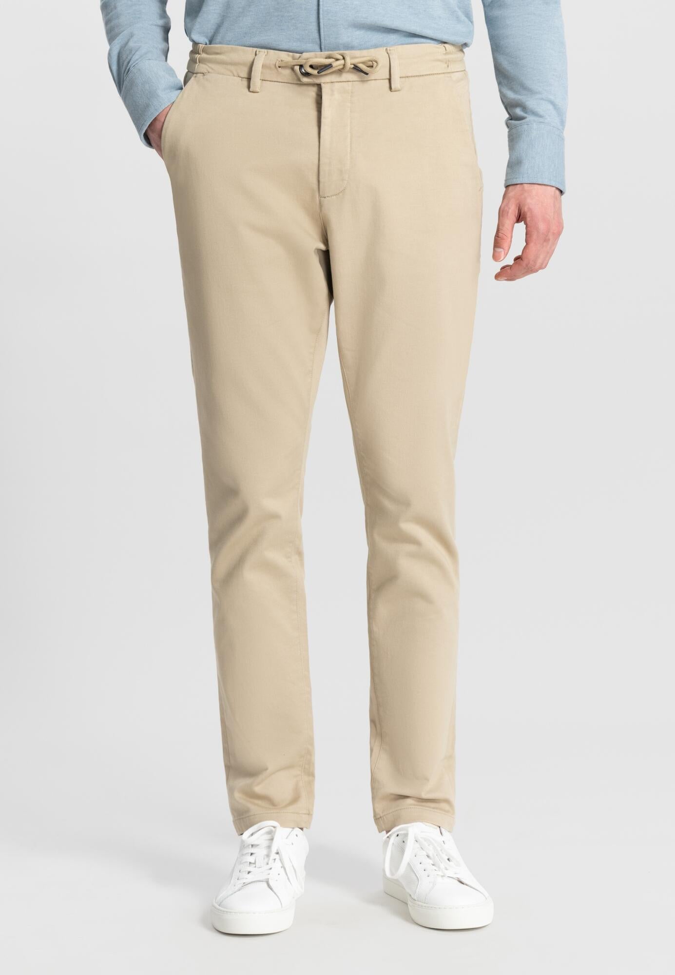 Chinohose Tapered Fit - 251-Sand - Beige