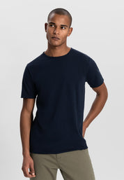 T-Shirt aus Bio-Baumwolle - 649-Dk. Navy - Blau