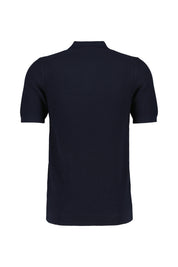Strick-Poloshirt aus Baumwolle - 649-Dk. Navy - Blau