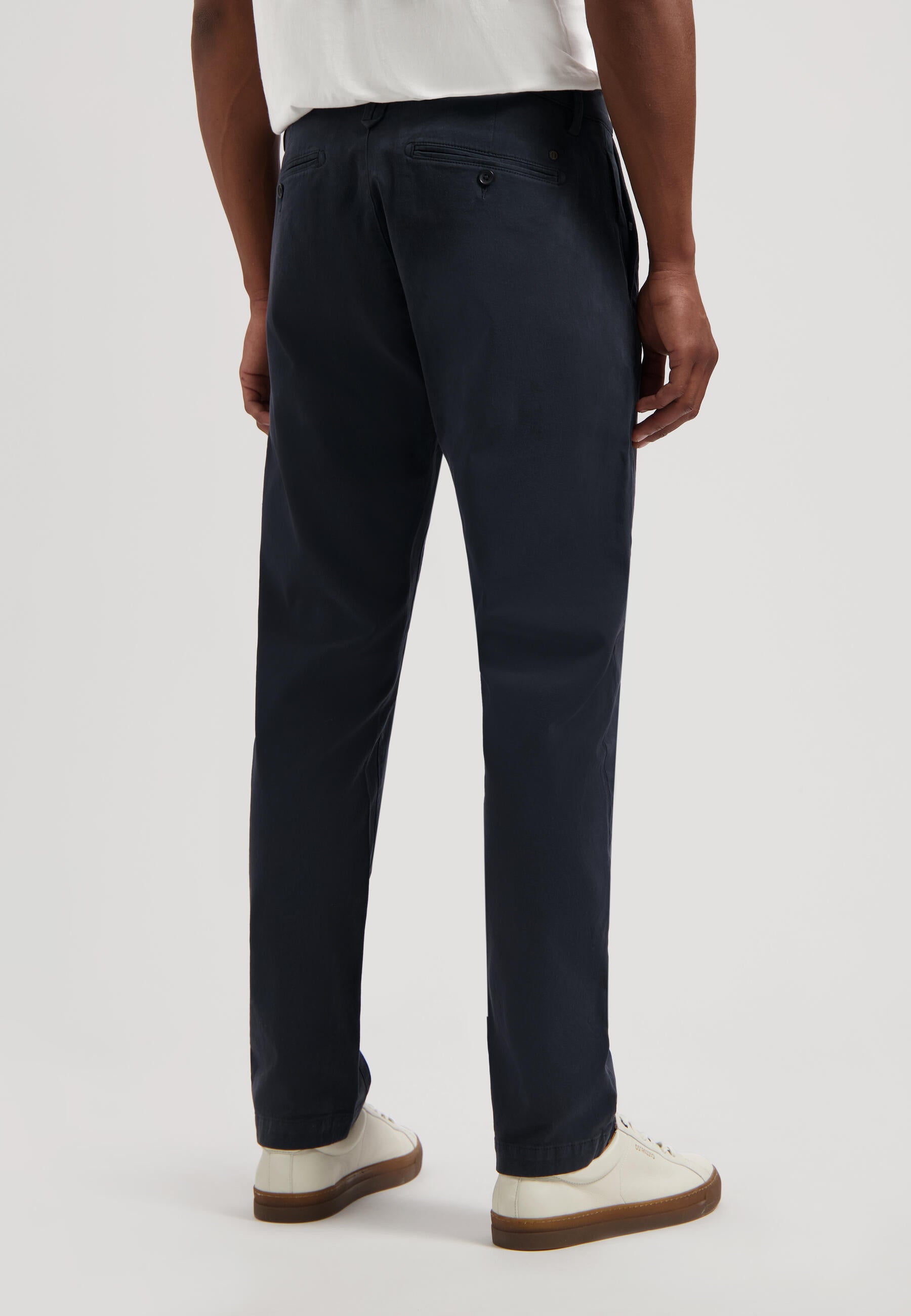 Chinohose MARLON Tapered Fit - 649-Dk. Navy - Blau