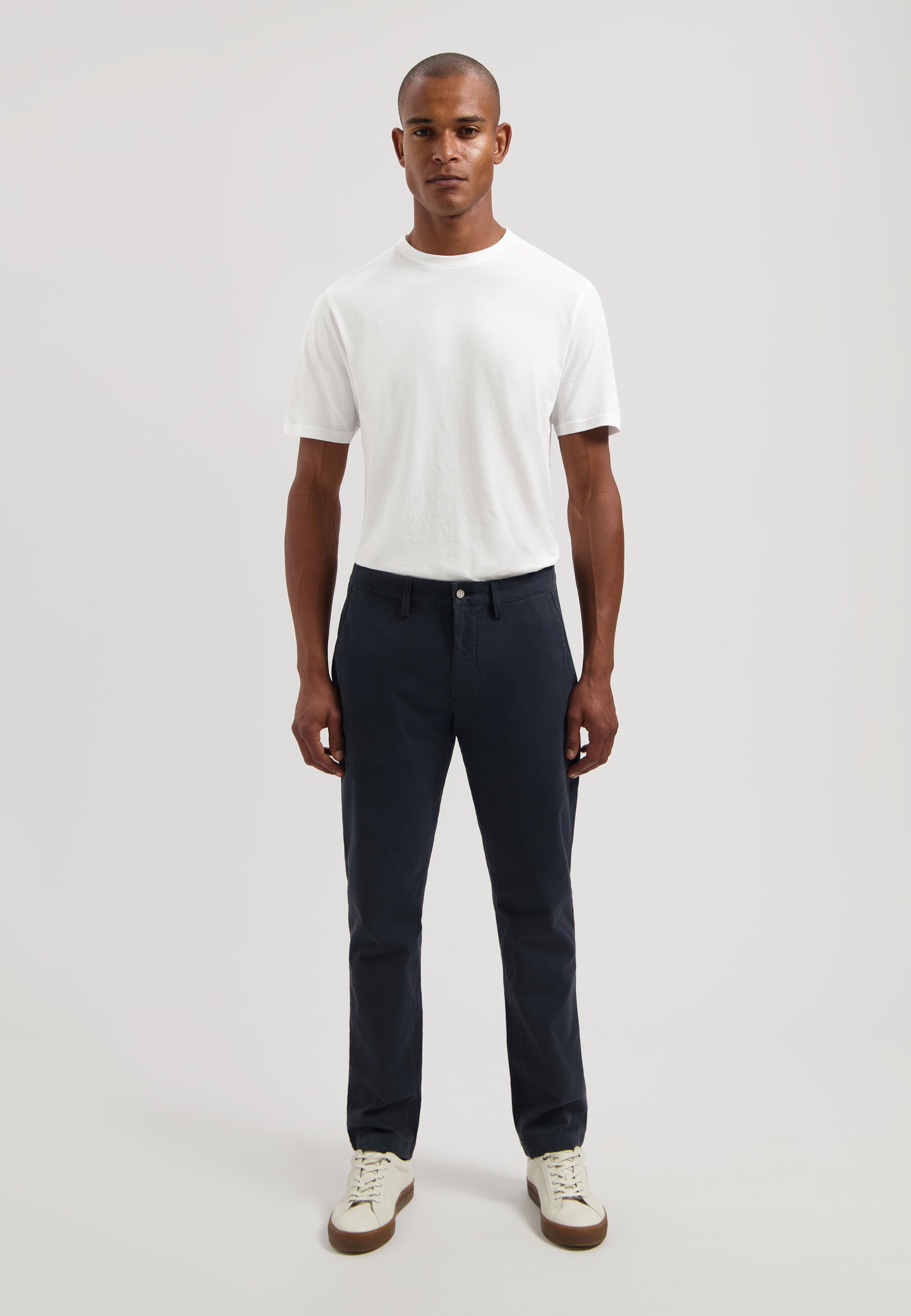 Chinohose MARLON Tapered Fit - 649-Dk. Navy - Blau